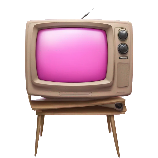 Pink tv emoji