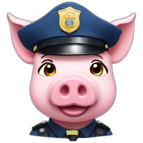 pig police officer emoji
