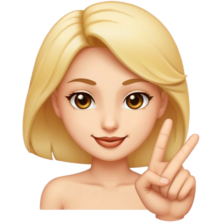 seductive smirking face with index finger up emoji