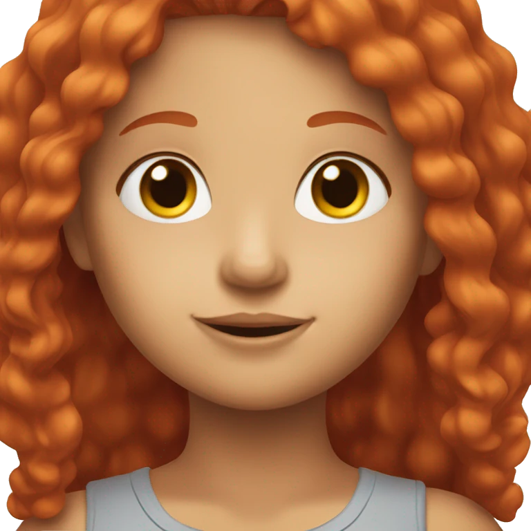 red head girl emoji