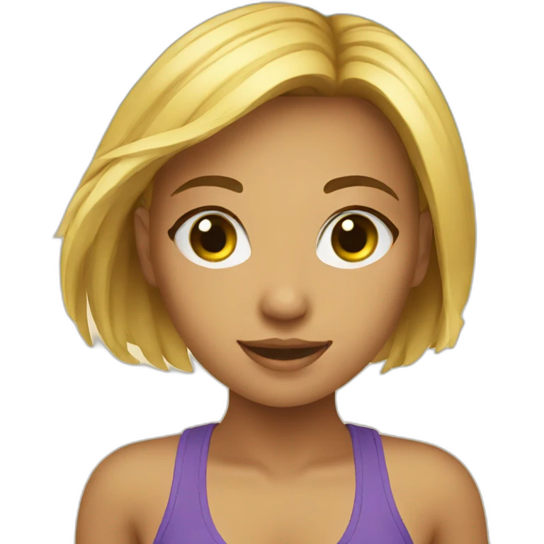 GIRL BEACH emoji