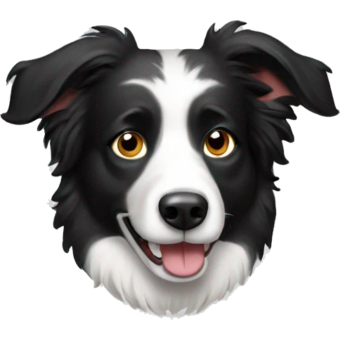 border collie dog  emoji