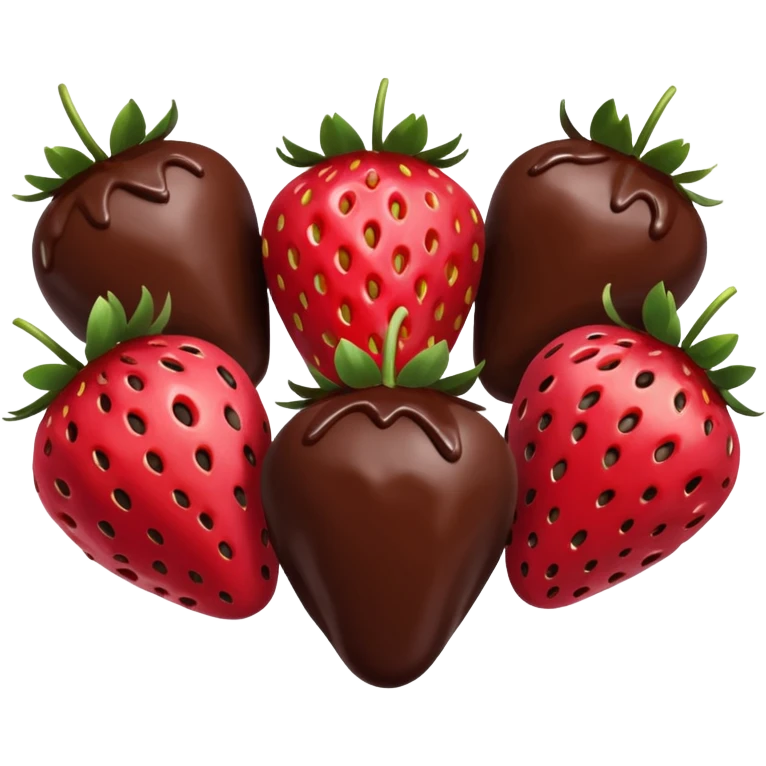Dubai chocolate covered strawberries  emoji