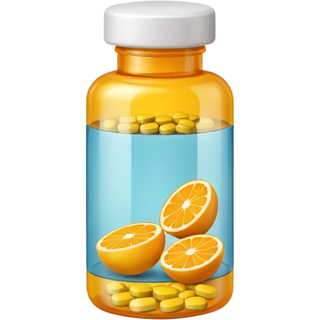 vitamins C  emoji