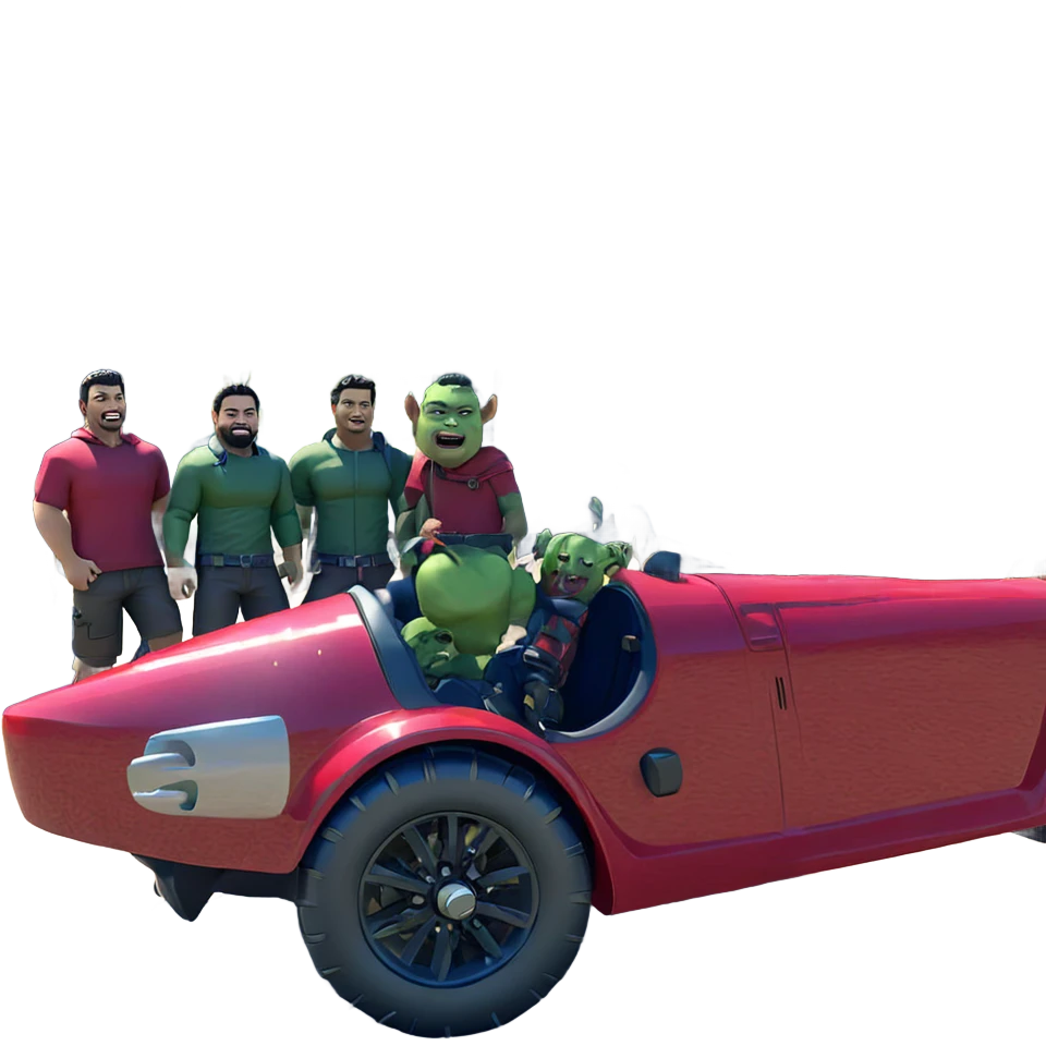 orc boys in nature adventure emoji