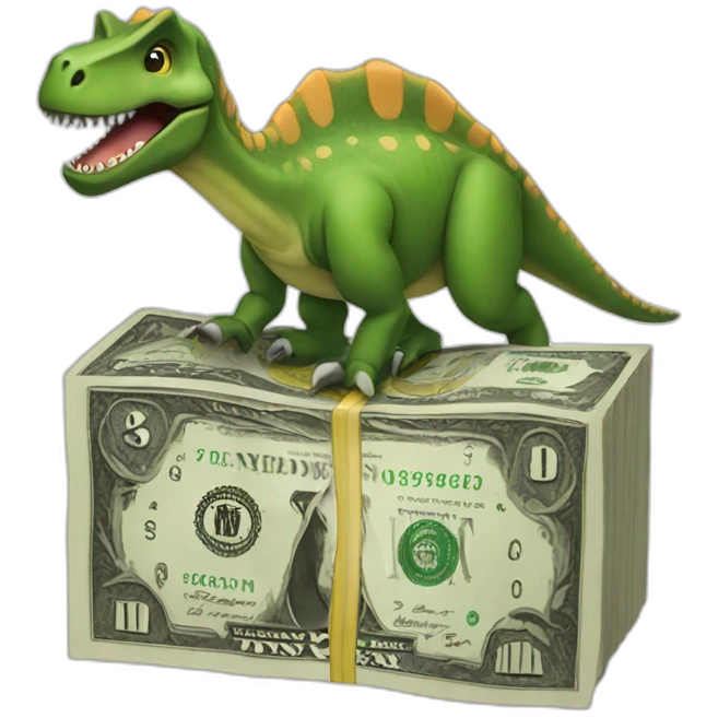 dinosaur dollar emoji