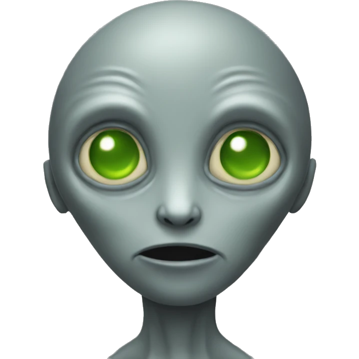 grey alien emoji