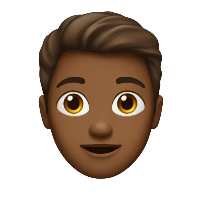 девушка с коричневыми волосами  emoji
