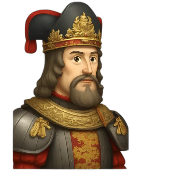 ruler of russia in 1500, vassily the third. emoji