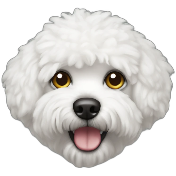 cyclop bichon frise emoji