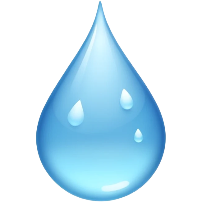 Cute water emoji