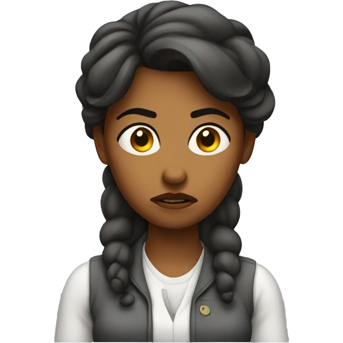 irritated woman emoji