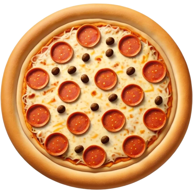 Sausage Pepperoni Extra Cheese Pizza emoji