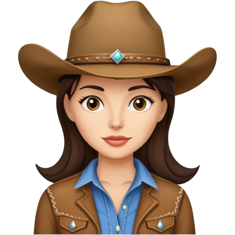backward cowgirl brunette emoji