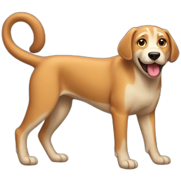 prehistoric dog emoji