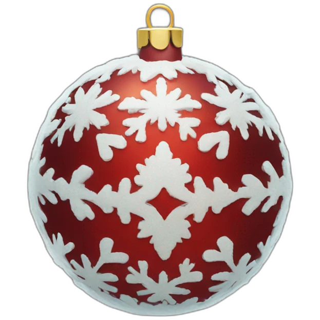 Christmas ball emoji
