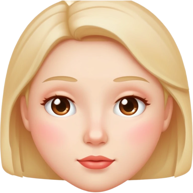 person with blushing cheeks emoji