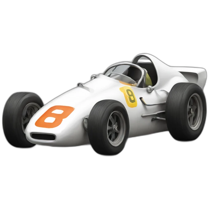 a old school racecar emoji
