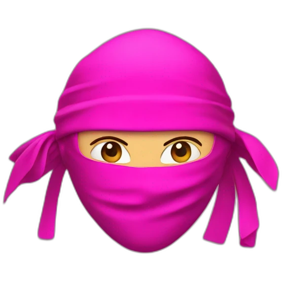 Ninja Fucsia emoji