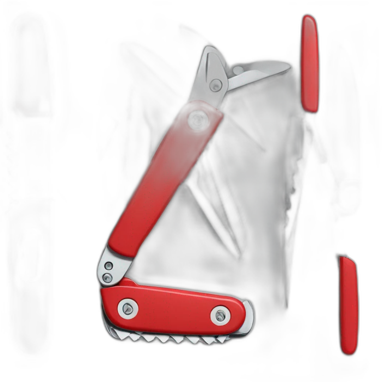 swiss army knife with all blades out emoji