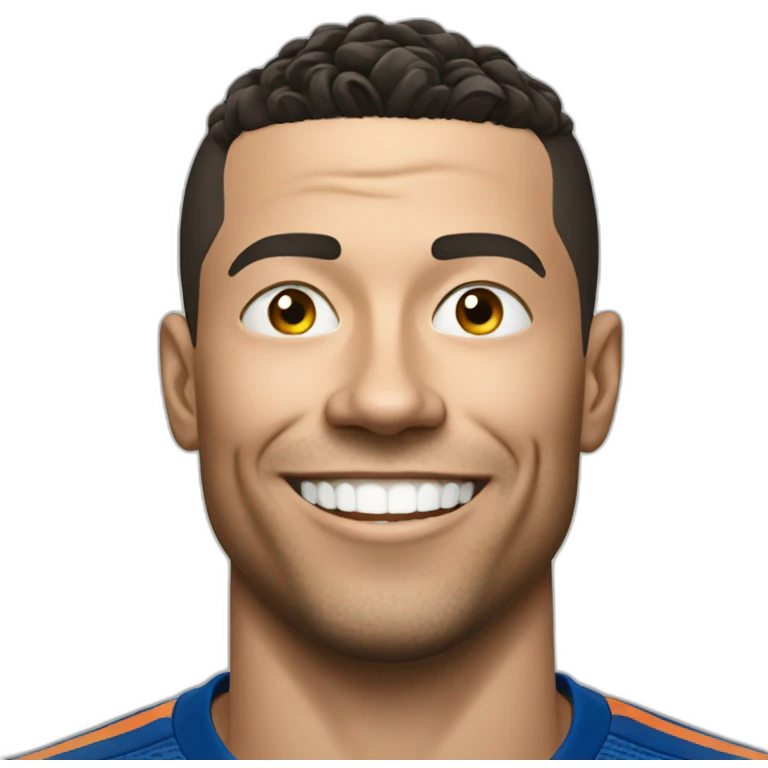 Smiley avec Ronaldo emoji