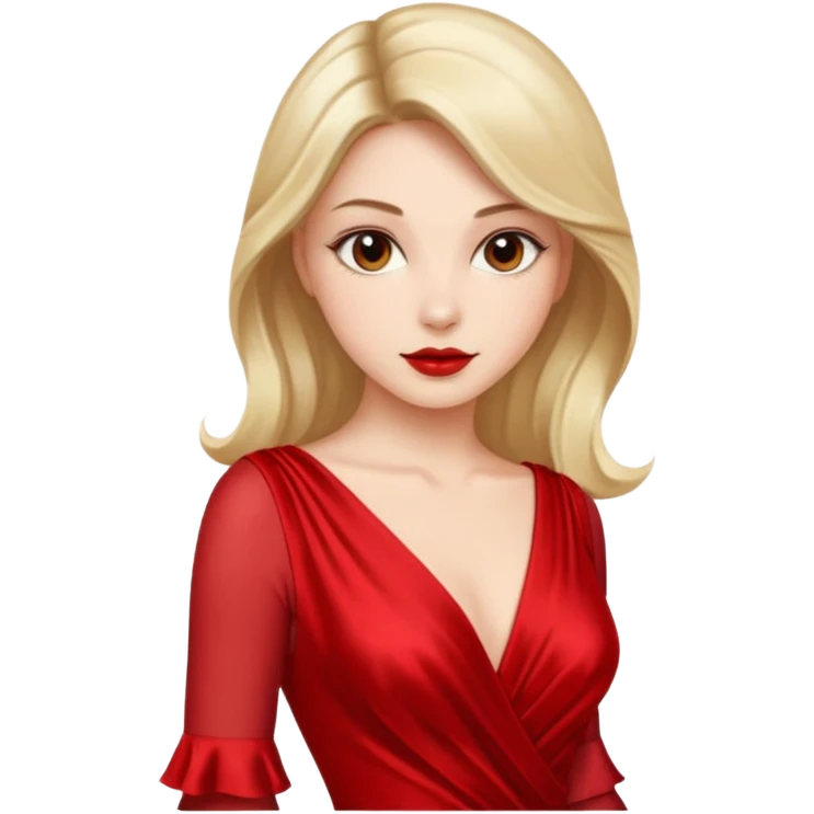 Girl wearing sexy dress emoji