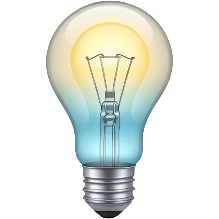 white light bulb emoji