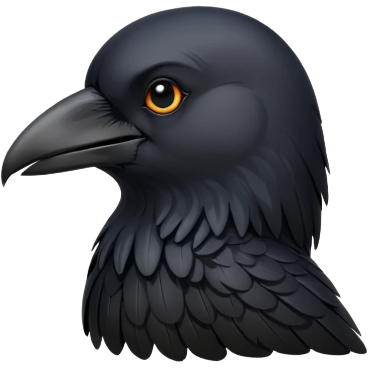 a crow emoji