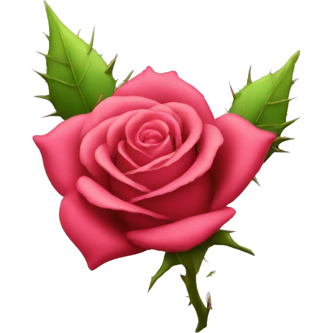 Rose thorns  emoji