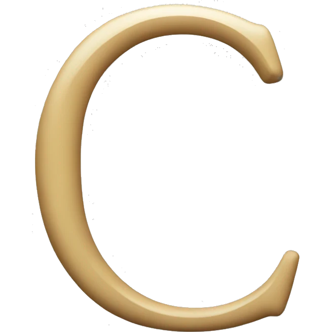 C Letter C emoji