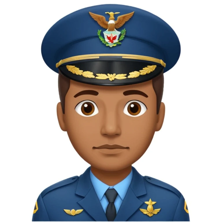 Military Air Force Mexican man  emoji