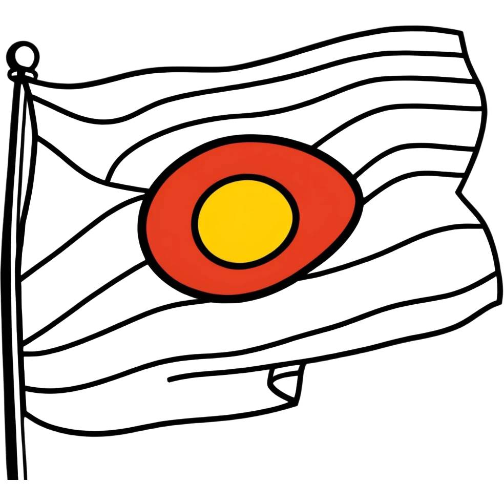 aboriginal flag emoji