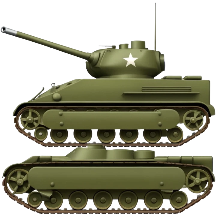 T-34 tank side view emoji