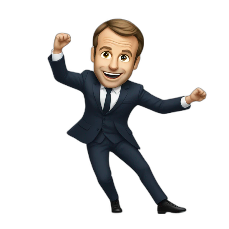 Macron qui danse quoiquouobeh emoji