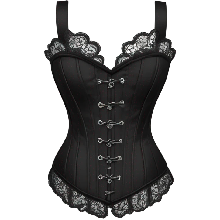 Black corset emoji