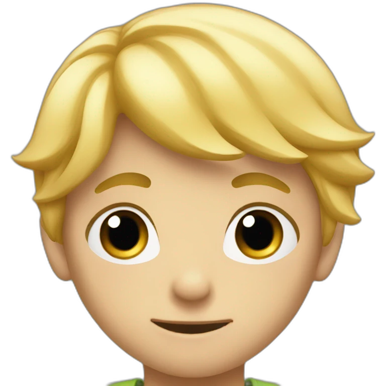 blone boy looking right emoji