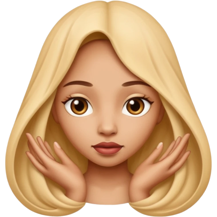 Naked vagina light skin girl vulva emoji