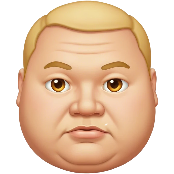 Fat man emoji