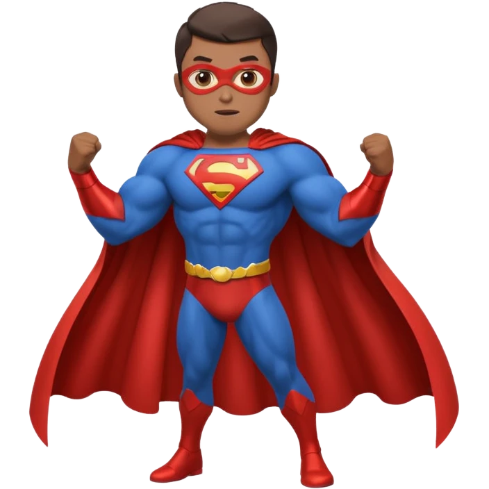 My github user name is superhero dev, realistic one emoji