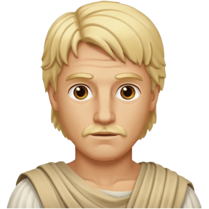 ancient greek man blond hair emoji