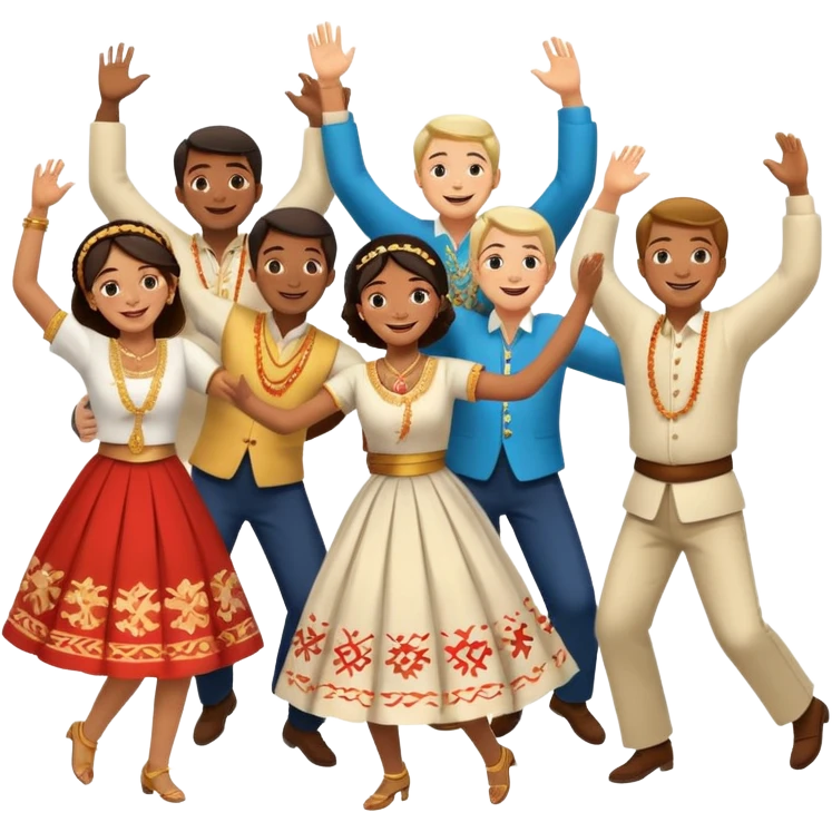 I want an emoji with people making a “horă” emoji