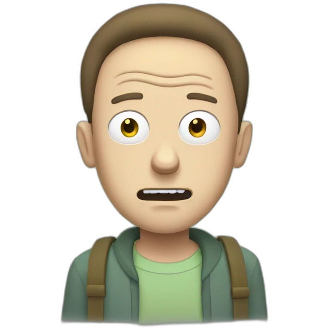 Morty from Rick and morty emoji