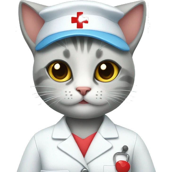 nurse cat emoji