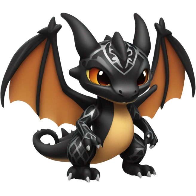 Charizard as black panther  emoji