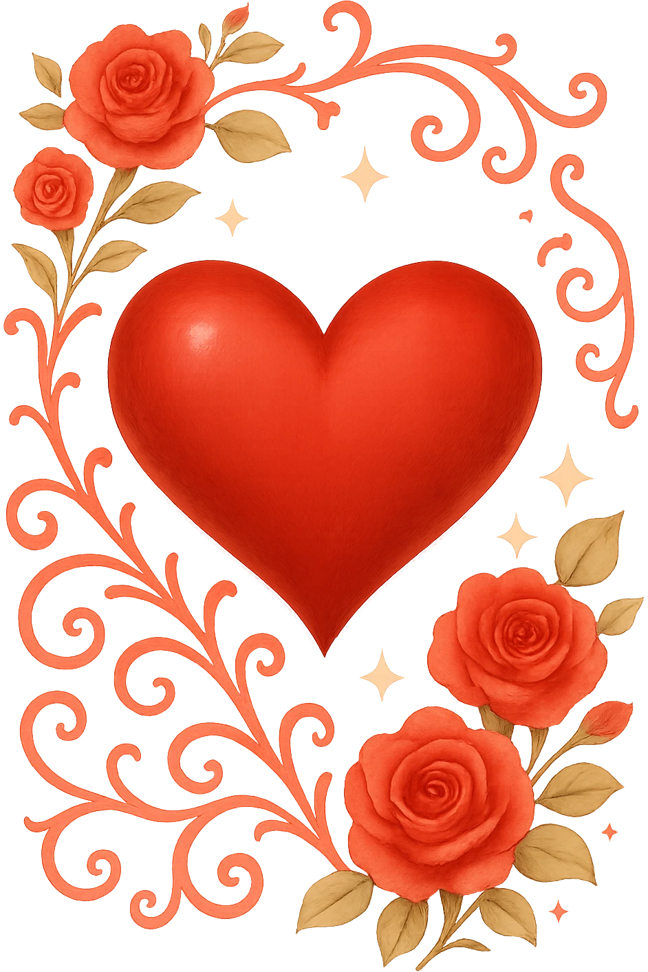 Remove the background, keep only the love object, no background, in gpt-image-1-xV0cMQyD3gM style. emoji