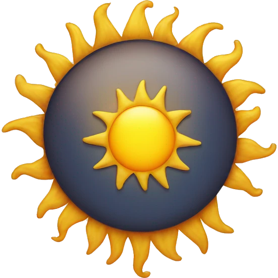 Sun emoji