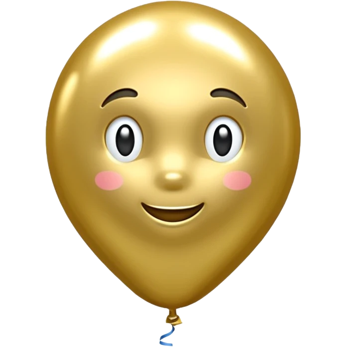 gold balloon emoji
