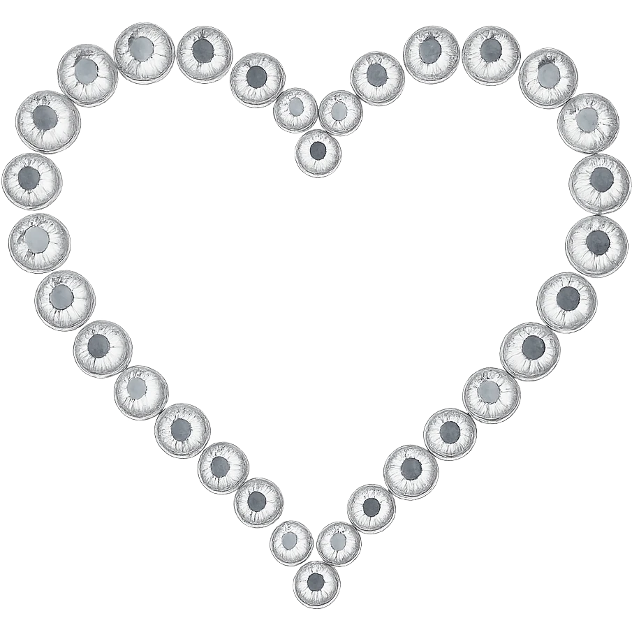 Rhinestone  heart, remove background emoji