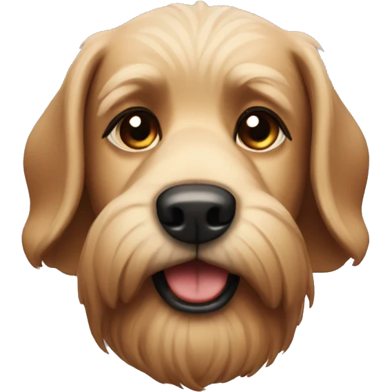 dog with a beard emoji