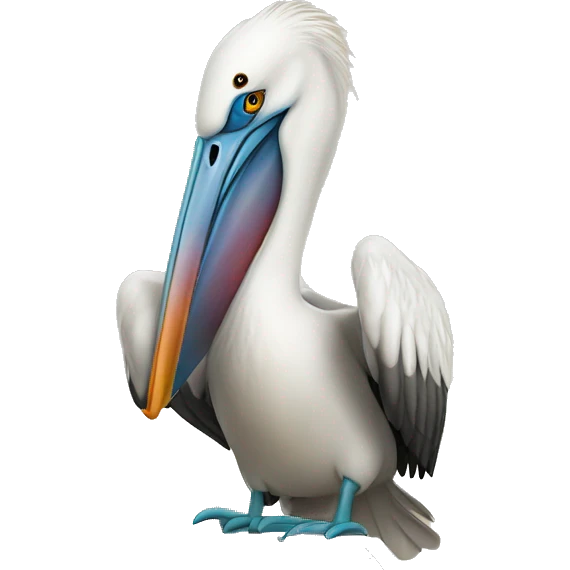 pelican with labtop emoji